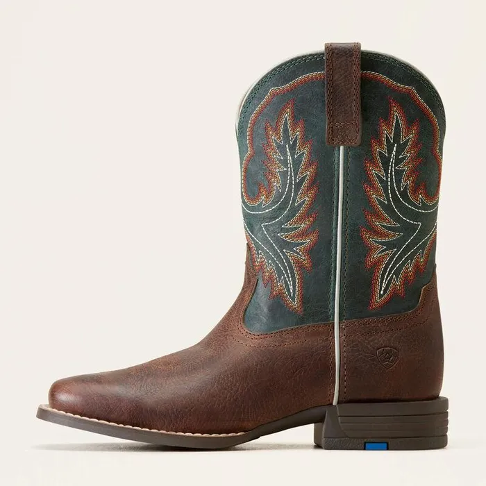 Kids Big Kids039 Footwear Ariat Wilder Western Boot Hat Box Brown