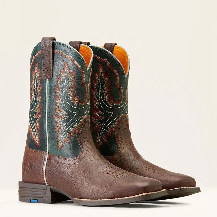 Kids Big Kids039 Footwear Ariat Wilder Western Boot Hat Box Brown