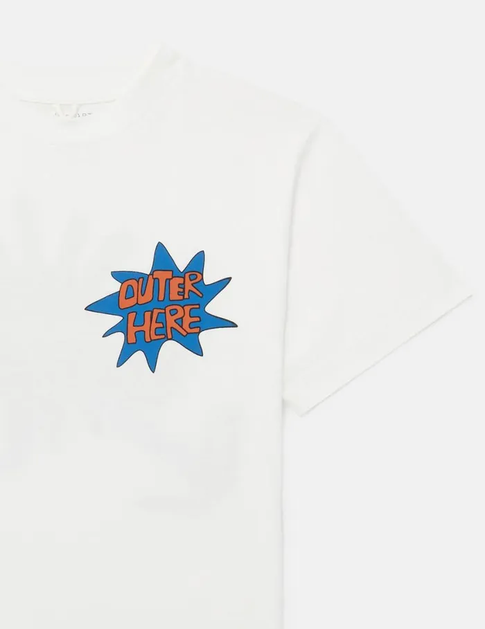 Kids Cosmic Cowboy TShirt Ivory Stella McCartney TShirts And Sweatshirt