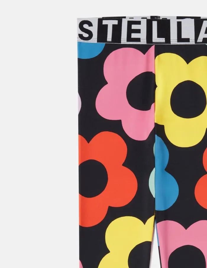 Kids Floral Pattern Leggings Multicolour Stella McCartney Pants and Shorts Kids Floral Pattern Leggings Multicolour Stella McCartney Pants and Shorts