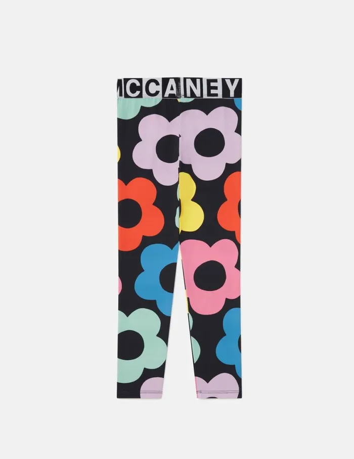 Kids Floral Pattern Leggings Multicolour Stella McCartney Pants and Shorts Kids Floral Pattern Leggings Multicolour Stella McCartney Pants and Shorts