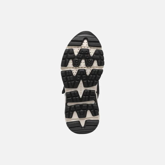 Kids Geox Boots FLEXYPER PLUS ABX BOY Black Mid Calf Boots Black