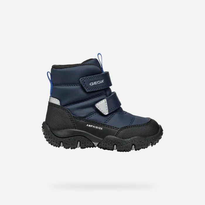 Kids Geox MidCalf Boots BALTIC ABX BABY NavyRoyal Waterproof Boots Navyroyal
