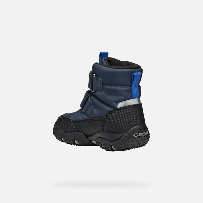 Kids Geox MidCalf Boots BALTIC ABX BABY NavyRoyal Waterproof Boots Navyroyal
