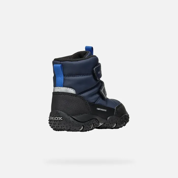 Kids Geox MidCalf Boots BALTIC ABX BABY NavyRoyal Waterproof Boots Navyroyal