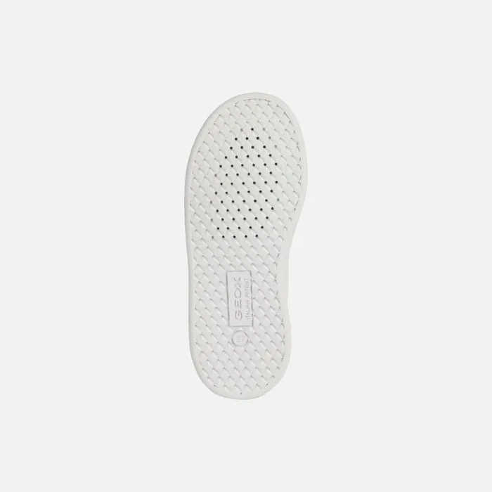 Kids Geox Sneakers ECLYPER A Low Top Sneakers White Kids SPORT BASIC Whitenavy