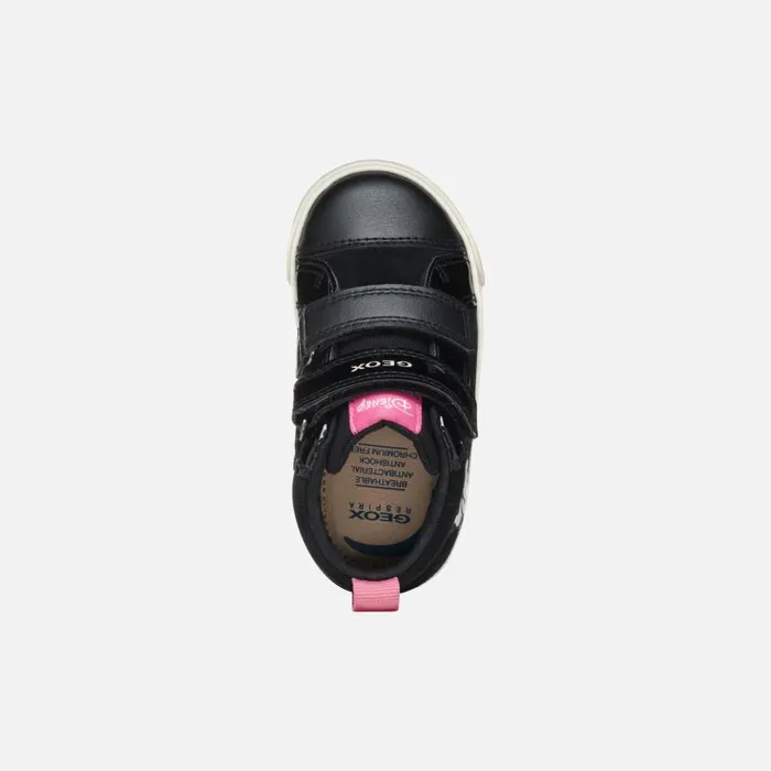 Kids Geox Sneakers KILWI BABY BlackOld Rose Minnie Blackold Rose