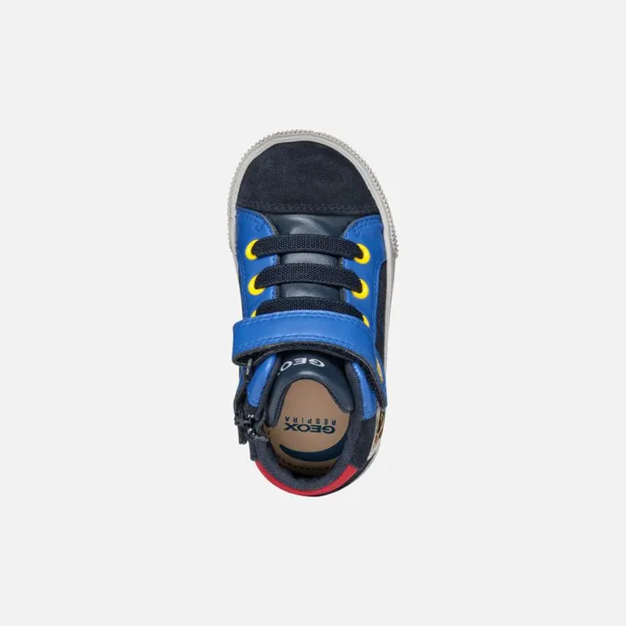 Kids Geox Sneakers KILWI BABY NavyRoyal Nintendo 8211 Supermario Navyroyal