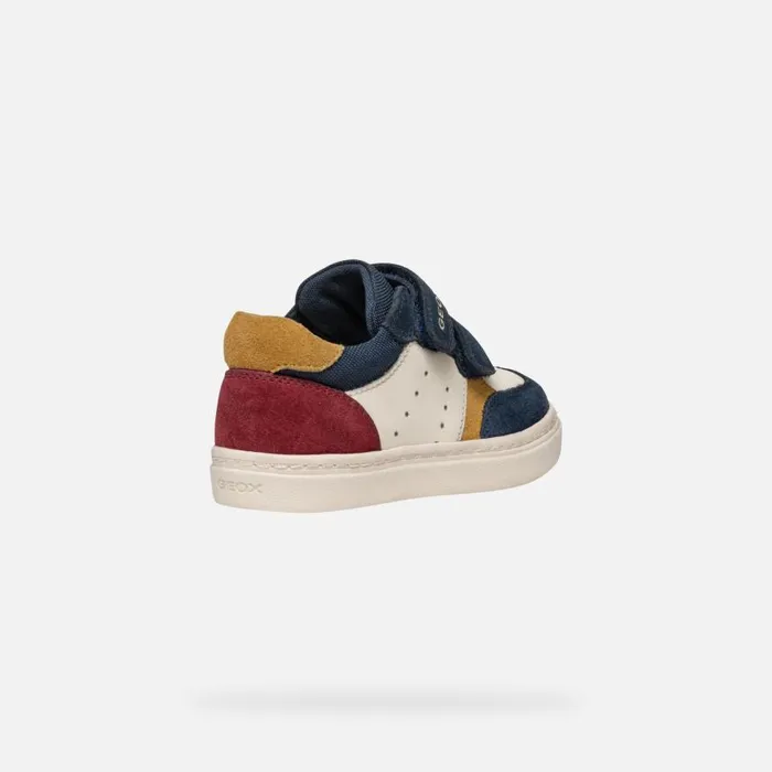 Kids Geox Sneakers NASHIK TODDLER BOY NavyBeige Low Top Sneakers Navybeige