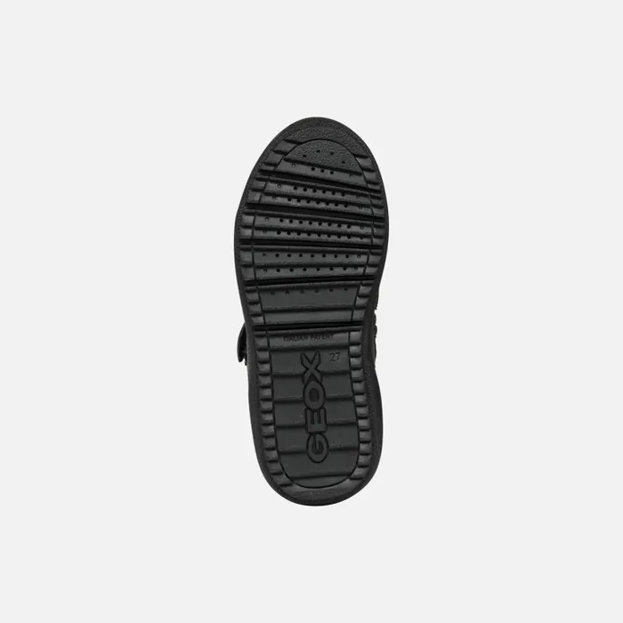 Kids Geox Sneakers THELEVEN ABX BOY BlackDark Grey Waterproof Trainers Blackdark Grey