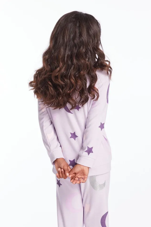 Kids Girls Chaser Brand La Luna Girls Long Sleeve