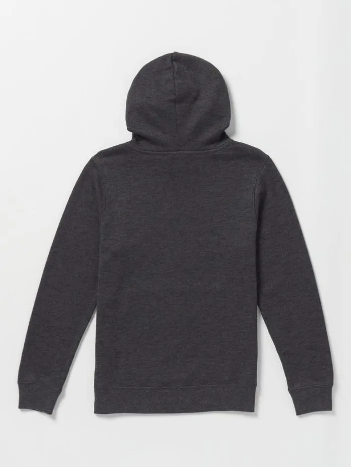 Kids Hoodies and Sweatshirts Volcom Big Boys Offshore Stone Hoodie 8211 Heather Black