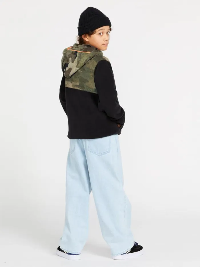 Kids Hoodies and Sweatshirts Volcom Big Boys Polar Fleece Zip Jacket 8211 Camouflage