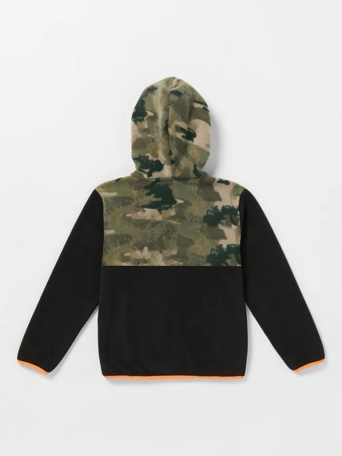 Kids Hoodies and Sweatshirts Volcom Big Boys Polar Fleece Zip Jacket 8211 Camouflage