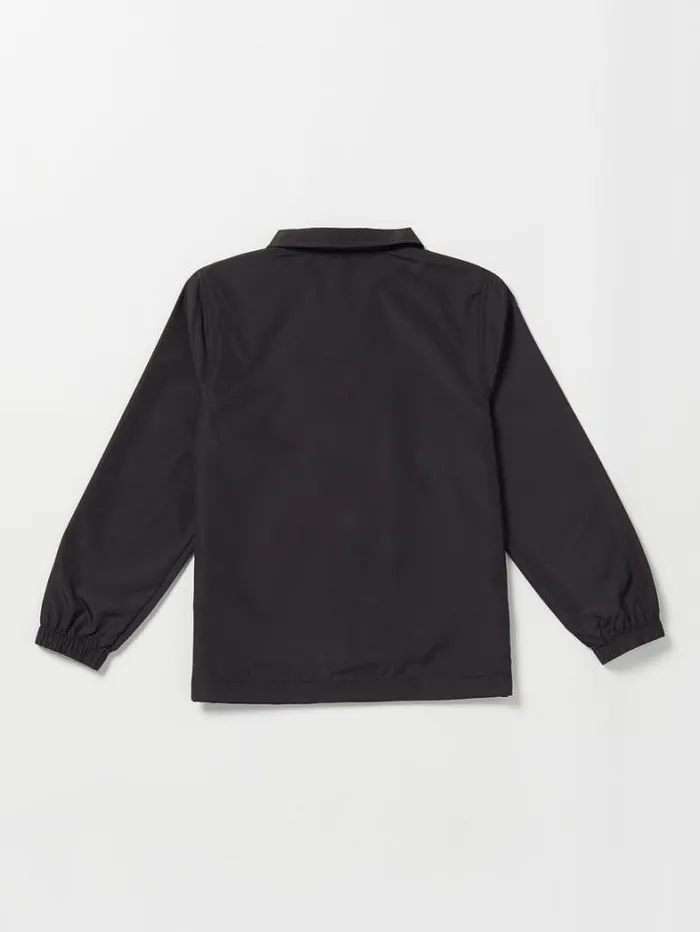 Kids Jackets and Vests Volcom Big Boys Coaches Jacket 8211 Black