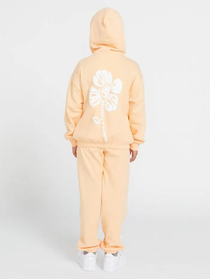 Kids Jackets Volcom Girls Zippety Dudette Jacket 8211 Peach Bud