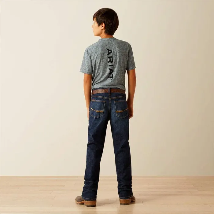 Kids Jeans Ariat B4 Relaxed Rolland Boot Cut Jeans Pima Kids Jeans Ariat B4 Relaxed Rolland Boot Cut Jeans Pima