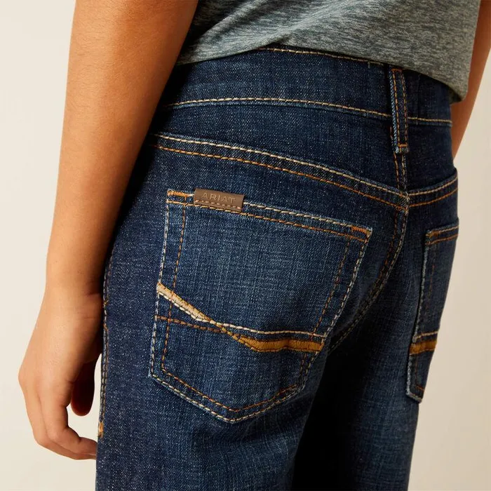 Kids Jeans Ariat B4 Relaxed Rolland Boot Cut Jeans Pima Kids Jeans Ariat B4 Relaxed Rolland Boot Cut Jeans Pima