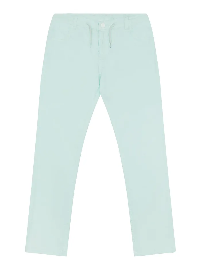 Kids Little Girl GUESS Gentle Mist Stretch Gabardine Pants 27