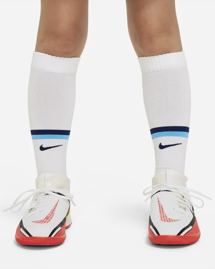 Kids Nike All Clothing England 202223 Home Whiteblue Furyblue Void