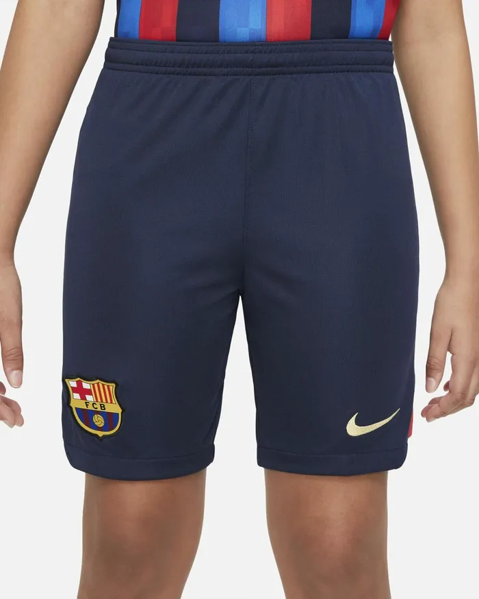 Kids Nike All Clothing FC Barcelona 202223 Stadium Home Obsidianuniversity Redsesame