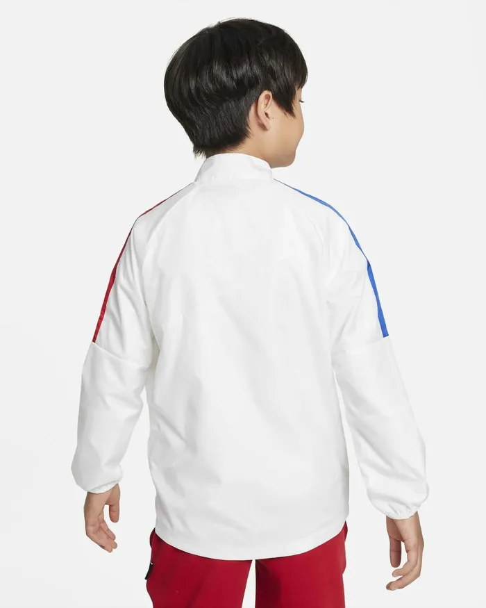 Kids Nike All Clothing FC Barcelona Repel Academy AWF Whiteuniversity Redroyal Blueroyal Blue