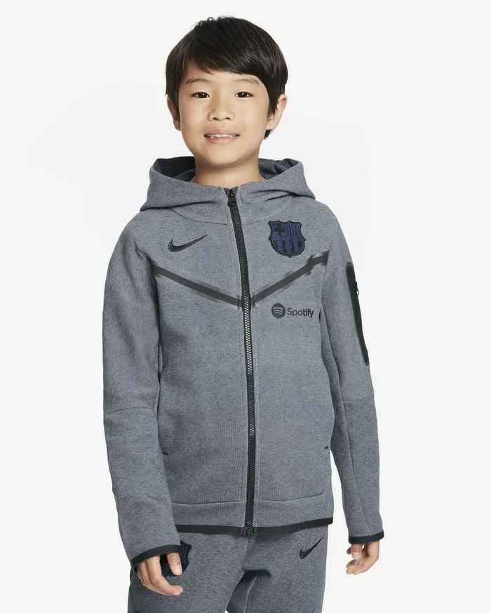Kids Nike All Clothing FC Barcelona Tech Fleece Third Thunder Blueblack