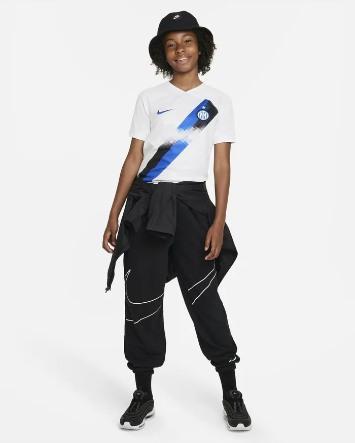 Kids Nike All Clothing Inter Milan 202324 Stadium Away Whitelyon Blue