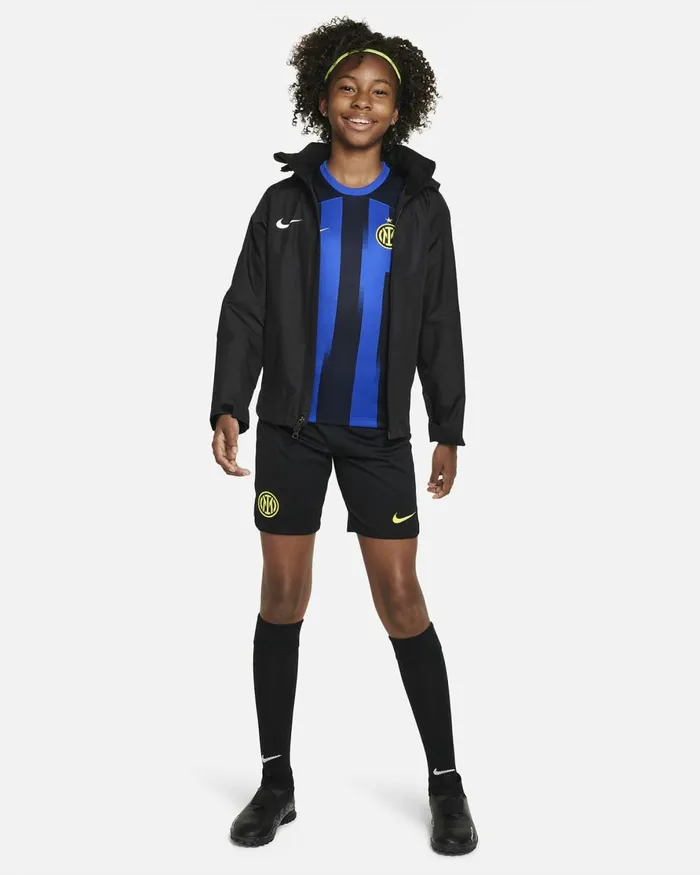 Kids Nike All Clothing Inter Milan 202324 Stadium Home Lyon Blueblackvibrant Yellow
