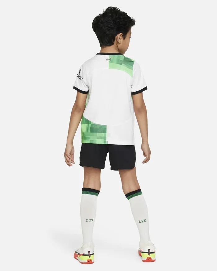 Kids Nike All Clothing Liverpool FC 202324 Away Whitegreen Sparkblack