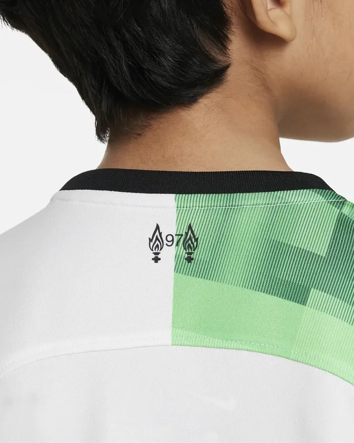 Kids Nike All Clothing Liverpool FC 202324 Away Whitegreen Sparkblack