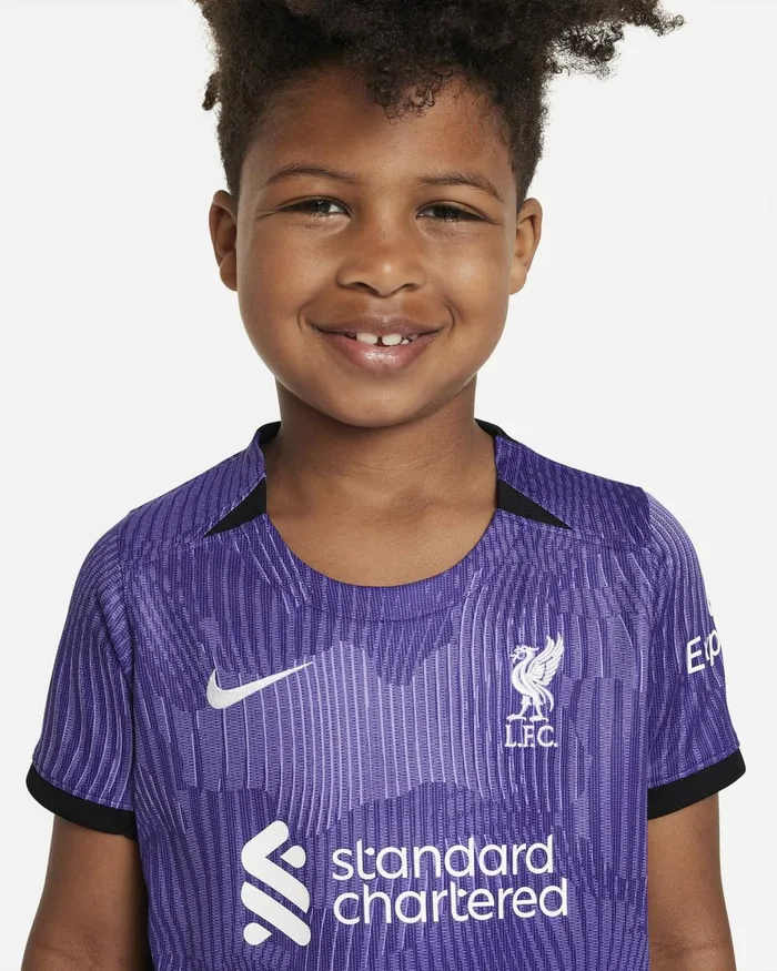 Kids Nike All Clothing Liverpool FC 202324 Third Space Purplewhite