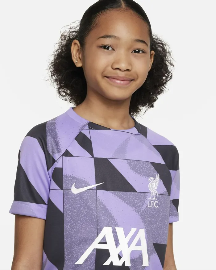 Kids Nike All Clothing Liverpool FC Academy Pro Third Space Purplegridironwhite