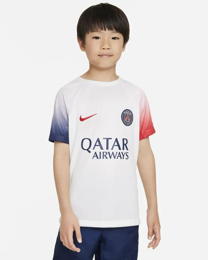 Kids Nike All Clothing Paris SaintGermain Academy Pro Away Whitewhitemidnight Navyuniversity Red