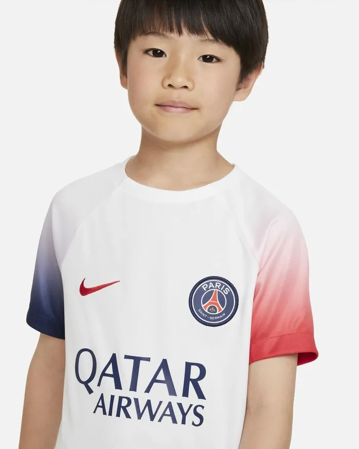 Kids Nike All Clothing Paris SaintGermain Academy Pro Away Whitewhitemidnight Navyuniversity Red