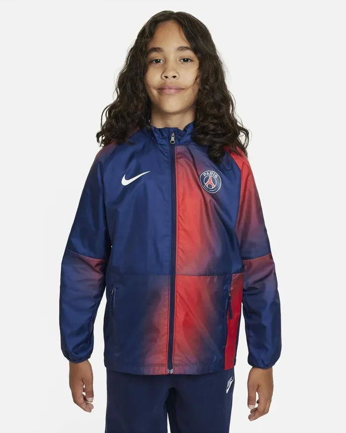 Kids Nike All Clothing Paris SaintGermain Repel Academy AWF Midnight Navyuniversity Redwhite