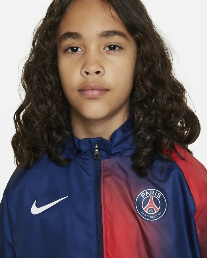 Kids Nike All Clothing Paris SaintGermain Repel Academy AWF Midnight Navyuniversity Redwhite