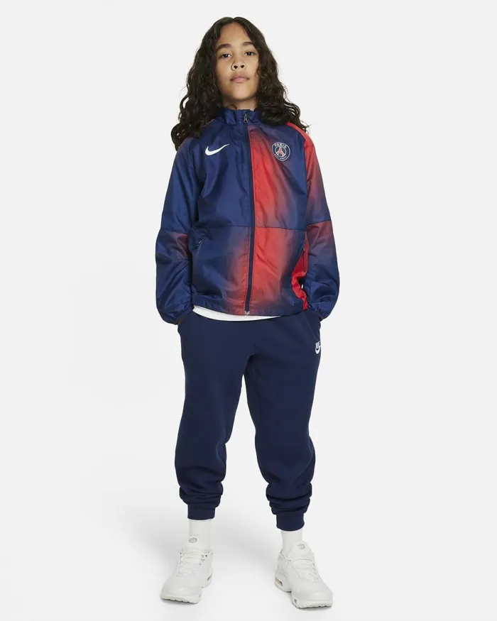 Kids Nike All Clothing Paris SaintGermain Repel Academy AWF Midnight Navyuniversity Redwhite