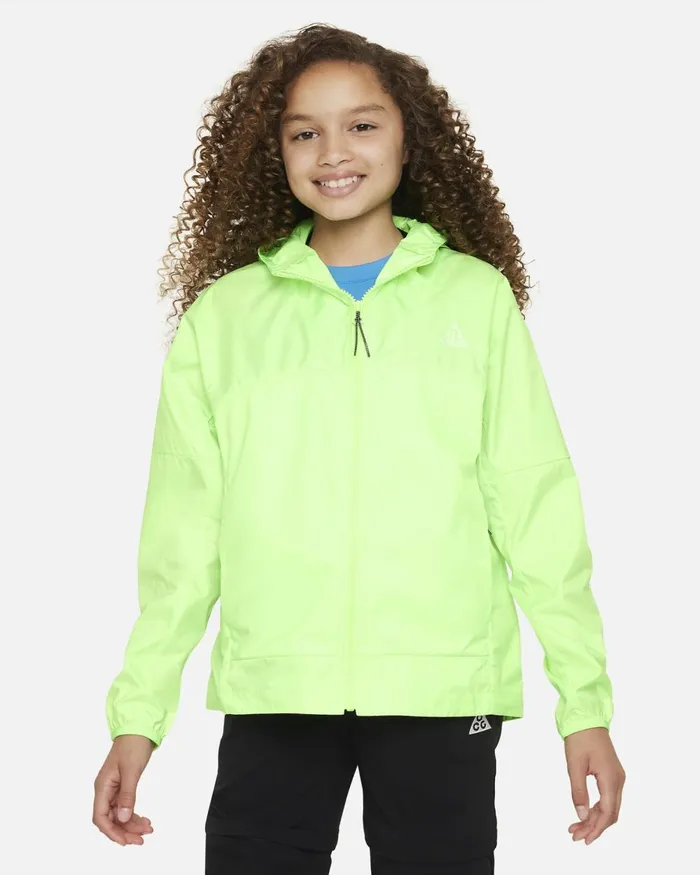 Kids Nike All Clothing Sportswear ACG StormFIT 039Cinder Cone039 Lime Blastsummit White