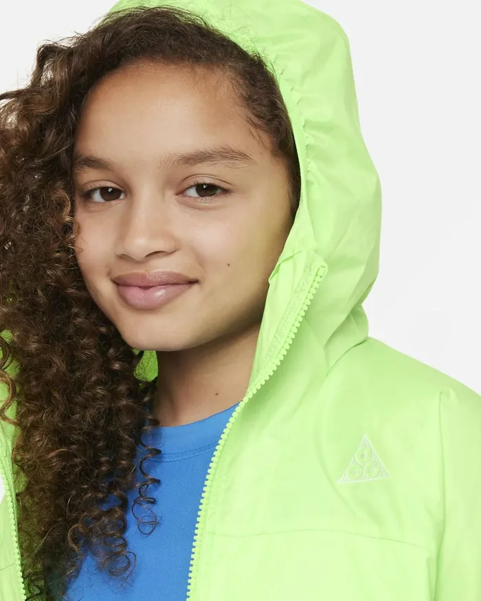Kids Nike All Clothing Sportswear ACG StormFIT 039Cinder Cone039 Lime Blastsummit White