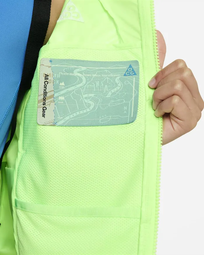 Kids Nike All Clothing Sportswear ACG StormFIT 039Cinder Cone039 Lime Blastsummit White