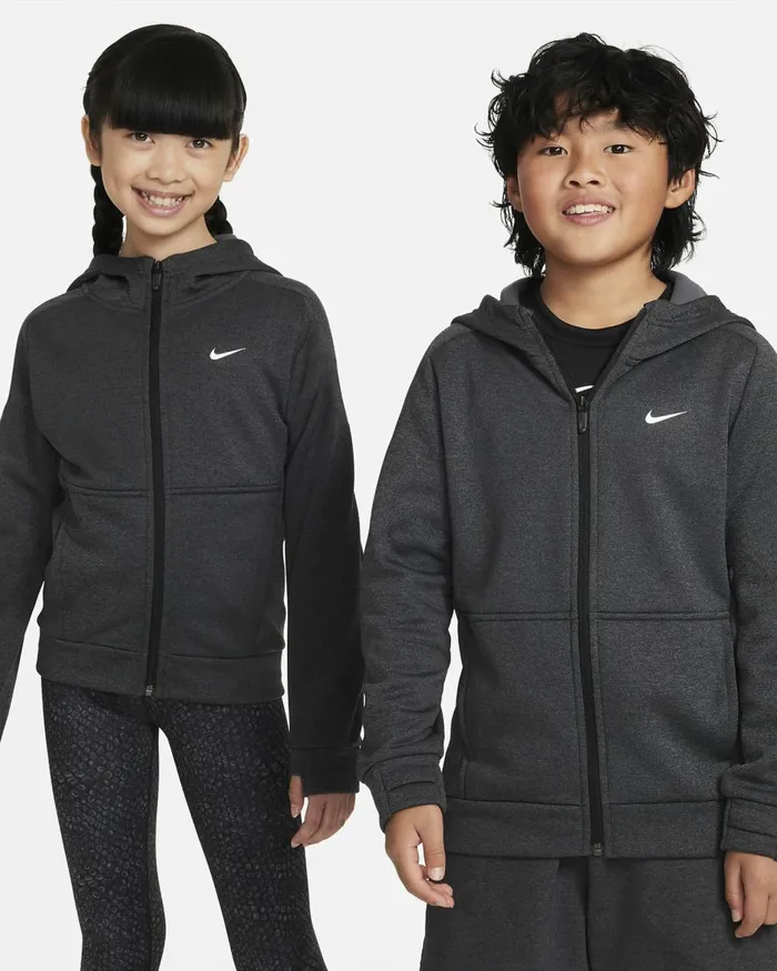 Kids Nike All Clothing ThermaFIT Multi Blackanthracitewhite