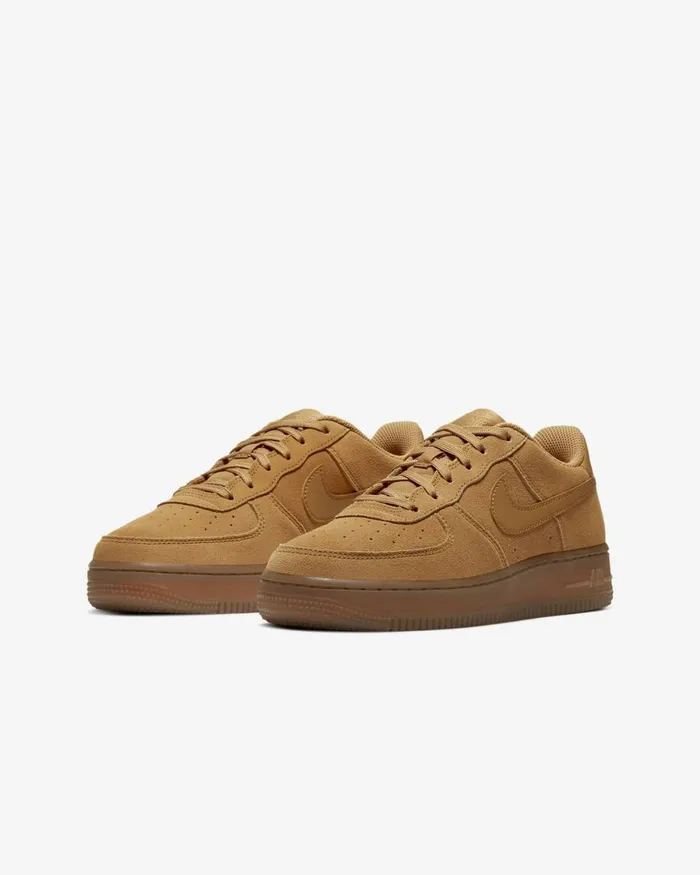 Kids Nike All Shoes Air Force 1 LV8 3 Wheatgum Light Brownwheat