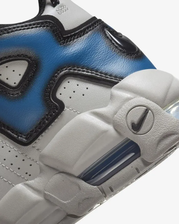 Kids Nike All Shoes Air More Uptempo Light Iron Oreiron Greyblackindustrial Blue