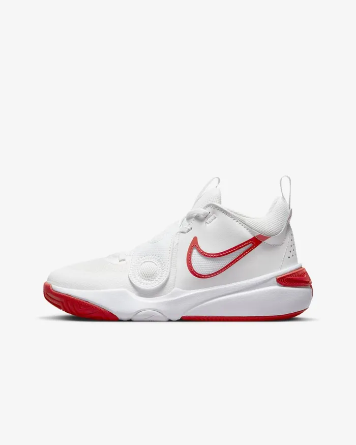 Kids Nike Basketball Team Hustle D 11 Summit Whitewhitetrack Red