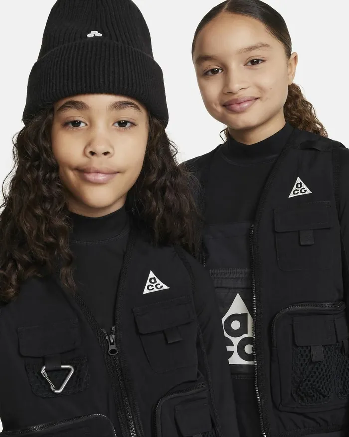 Kids Nike Jackets ACG Blackblackblacksummit White