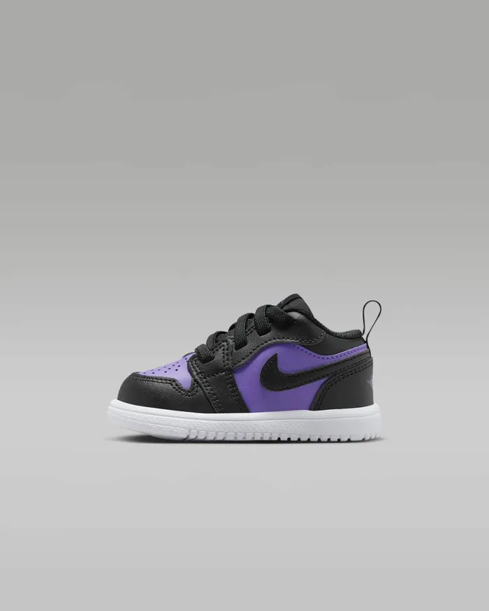 Kids Nike Jordan Jordan 1 Low Alt Purple Venomwhiteblack