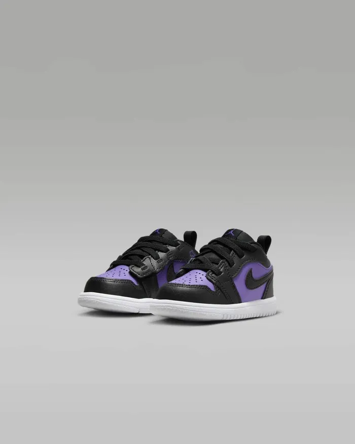 Kids Nike Jordan Jordan 1 Low Alt Purple Venomwhiteblack