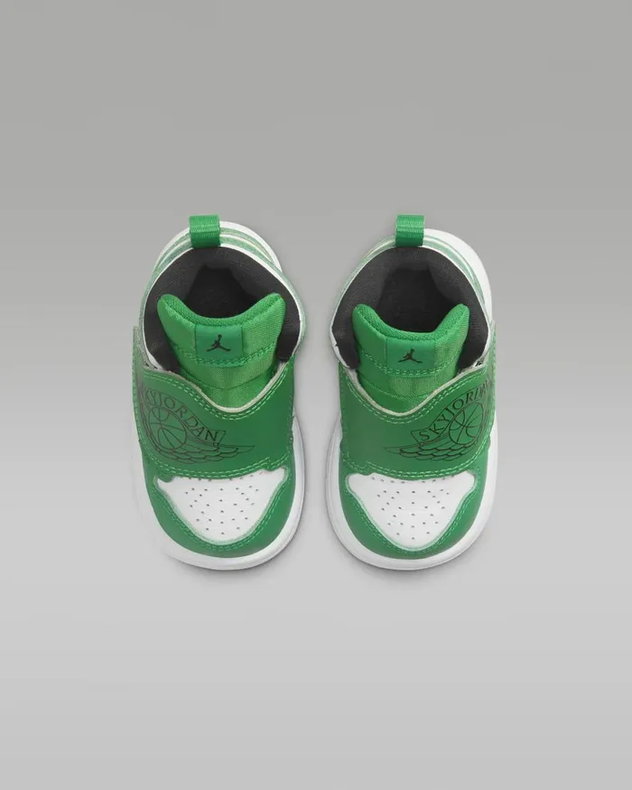 Kids Nike Jordan Sky Jordan 1 Lucky Greenwhiteblack