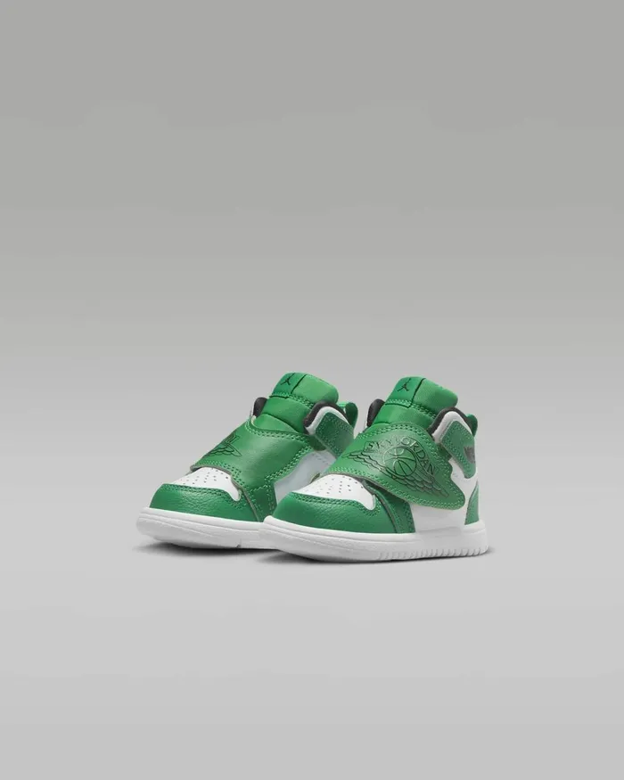 Kids Nike Jordan Sky Jordan 1 Lucky Greenwhiteblack